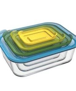 Bộ 4 hộp thủy tinh đựng thực phẩm Joseph Joseph 81060 Nest Glass