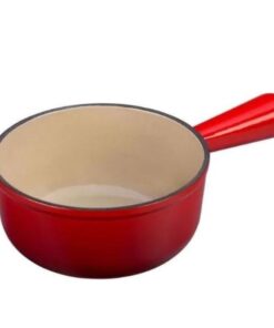 Quánh gang không nắp LeCreuset Schwenkkasserolle 24cm Kirsche - màu đỏ