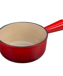 Quánh gang không nắp LeCreuset Schwenkkasserolle 18cm Kirsche - màu đỏ