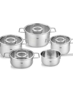 Bộ nồi Fissler Pure Collection 5 món (vung kính, 4 nồi 1 quánh)