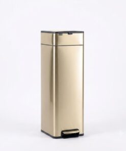 Thùng rác đạp chân ELPHECO 2 cánh ELPH3712 - 25L màu inox