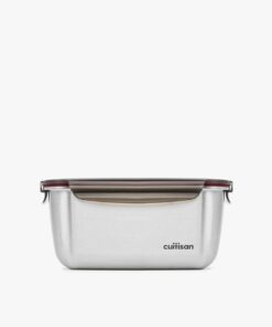 Hộp đựng thực phẩm inox chữ nhật Cuitisan Flora EC7-FS11 3600ml