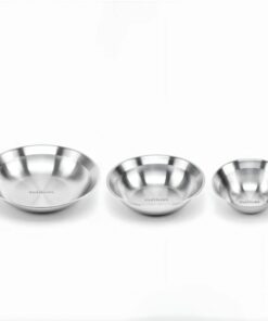 Set 3 đĩa sâu lòng inox tròn Cuitisan EC11-043S3