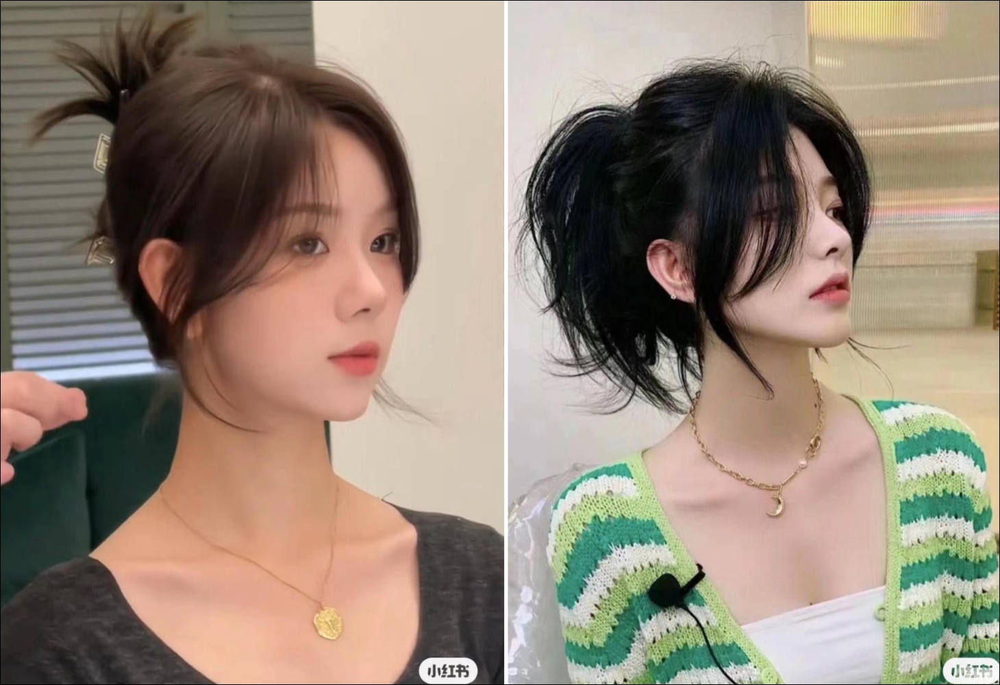 Kiểu tóc mái bay buộc cao tạo nét gọn gàng, nữ tính