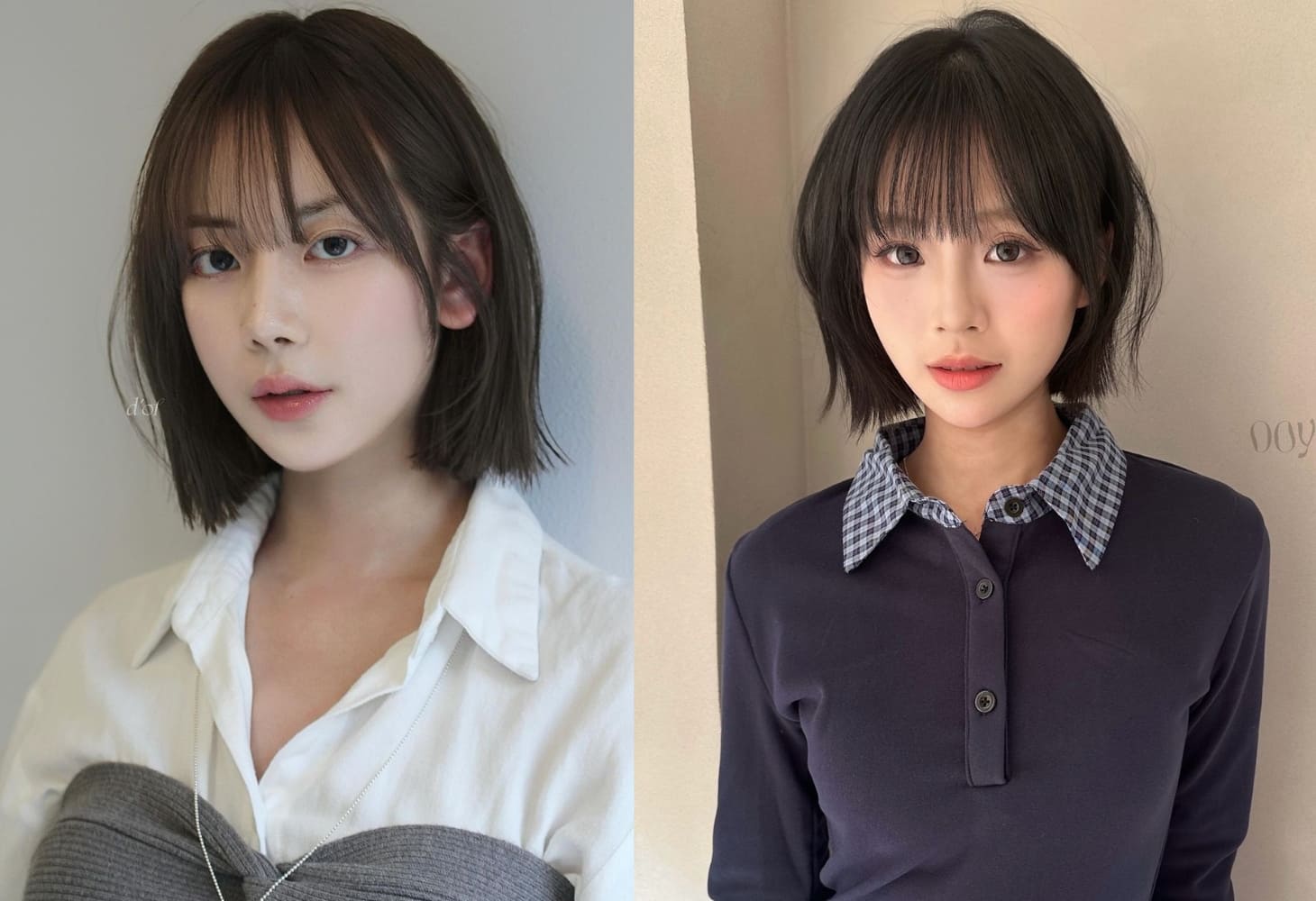 Kiểu tóc tém ngang vai thanh lịch