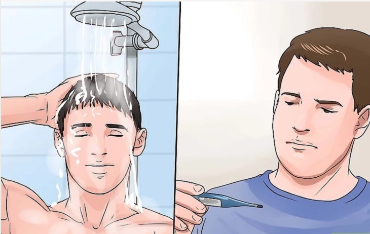 Bạn nên đợi 20 phút sau khi tắm để đo nhiệt kế để cho kết quả chính xác nhất