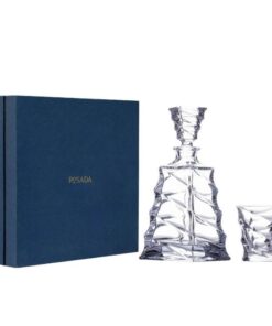 Bộ bình rượu và cốc whisky Bohemia Casablanca ( 1 bình 750ml và 6 cốc 300ml )