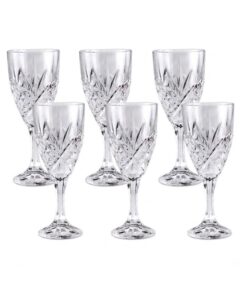 Set 6 ly vang đỏ Killarney Crystal 870 295ml