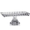 Chân bồng pha lê chữ nhật Rogaska Crown Jewel Platter 35 x 19 cm