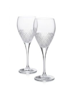 Set 2 Ly vang đỏ Rogaska Precious 380ml