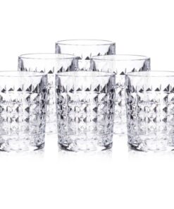 Bộ 6 cốc pha lê Bohemia Diamond Tumbler màu ombre 230ml