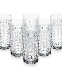 Bộ 6 cốc pha lê Bohemia Diamond Tumbler màu ombre 260ml