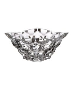 Tô pha lê Bohemia Samba trắng 30.5cm