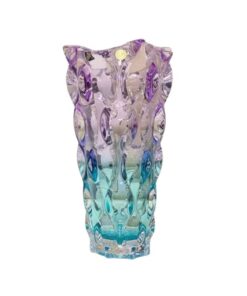 Lọ pha lê Bohemia Samba Gradient Aqua-Violet 30.5cm