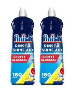 Nước làm bóng bát đĩa Finish Rinse & Shine Aid Spotty Glasses 800ml (thùng 12 chai)