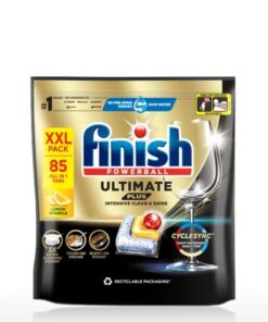 Viên rửa bát Finish Ultimate Plus All in 1 85 viên (thùng 4 túi)