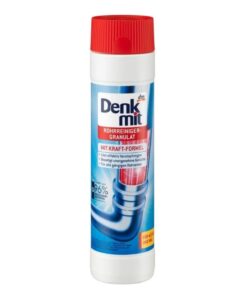 Bột thông cống Denkmit Rohrreiniger Granulat, 600 g (mã vỏ thùng:4066447080773 , 12 chai/thùng)