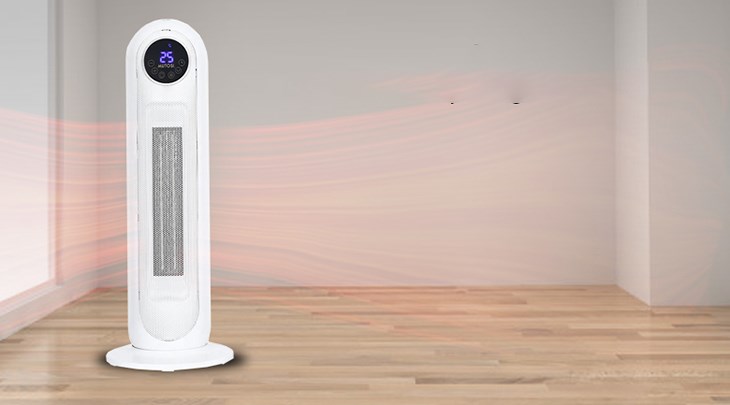 Người dùng chỉ nên sử dụng quạt sưởi gốm ceramic Mutosi MCH-2200 với mức nhiệt từ 22 - 25 độ C
