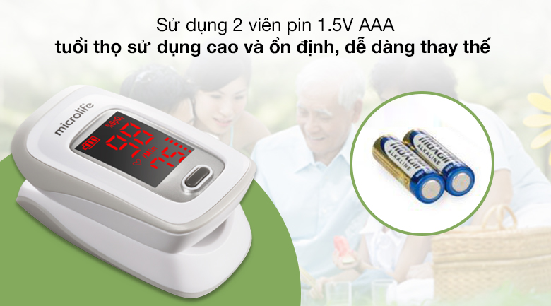 Máy có chức năng cảnh báo pin yếu và yêu cầu sạc mỗi khi sắp cạn kiệt pin