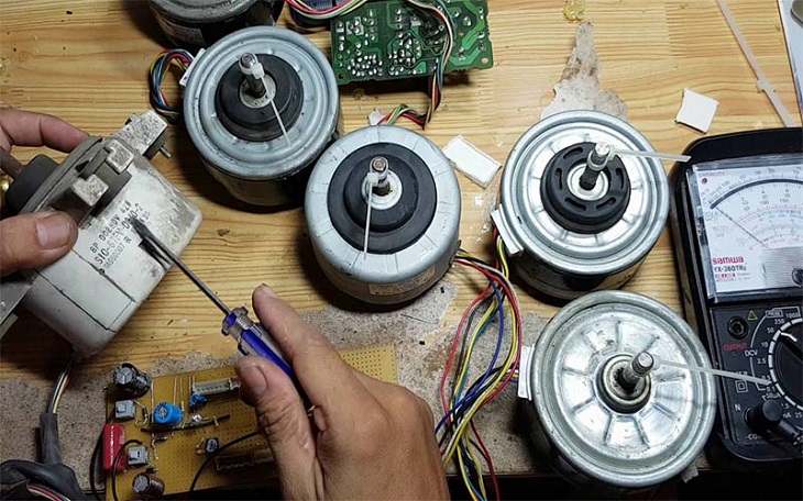 Bạc đạn của quạt có vấn đề