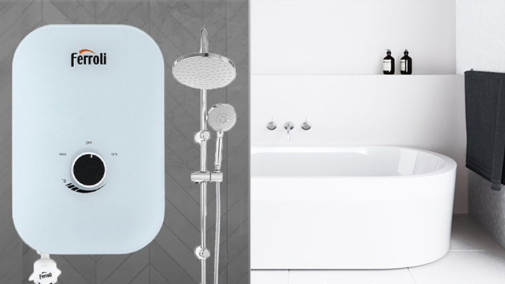Bạn dễ dàng lắp đặt máy nước nóng trực tiếp Ferroli 4500W MIDO-MXP 4.5S gần với nơi sử dụng để mang lại hiệu quả cao
