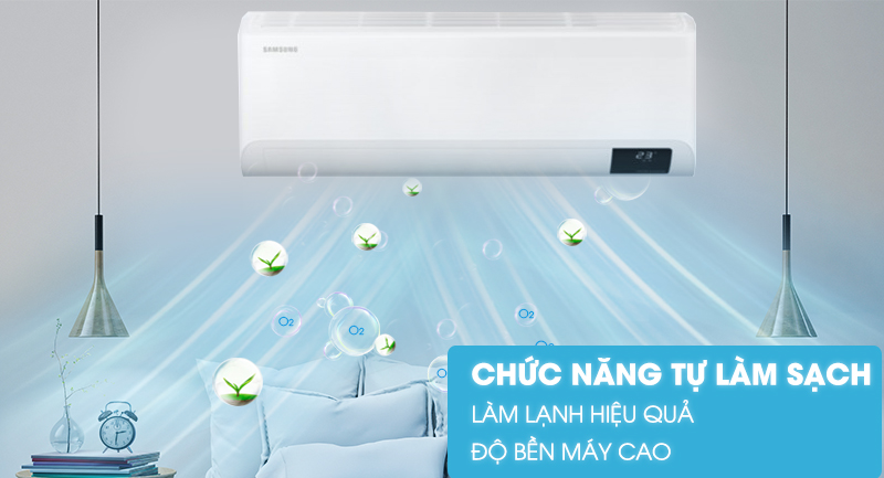 Chế độ tự làm sạch Auto Clean – Máy lạnh Samsung