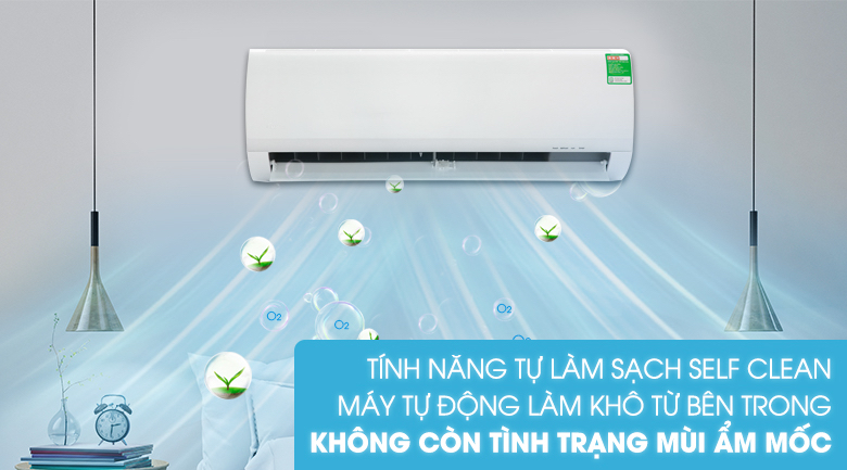 Chức năng Self Clean - Máy lạnh Midea