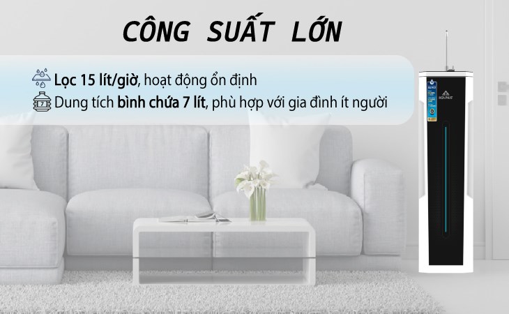 Máy lọc nước RO Hòa Phát HWS1B 1022 10 lõi có công suất lọc cao 15 lít/giờ