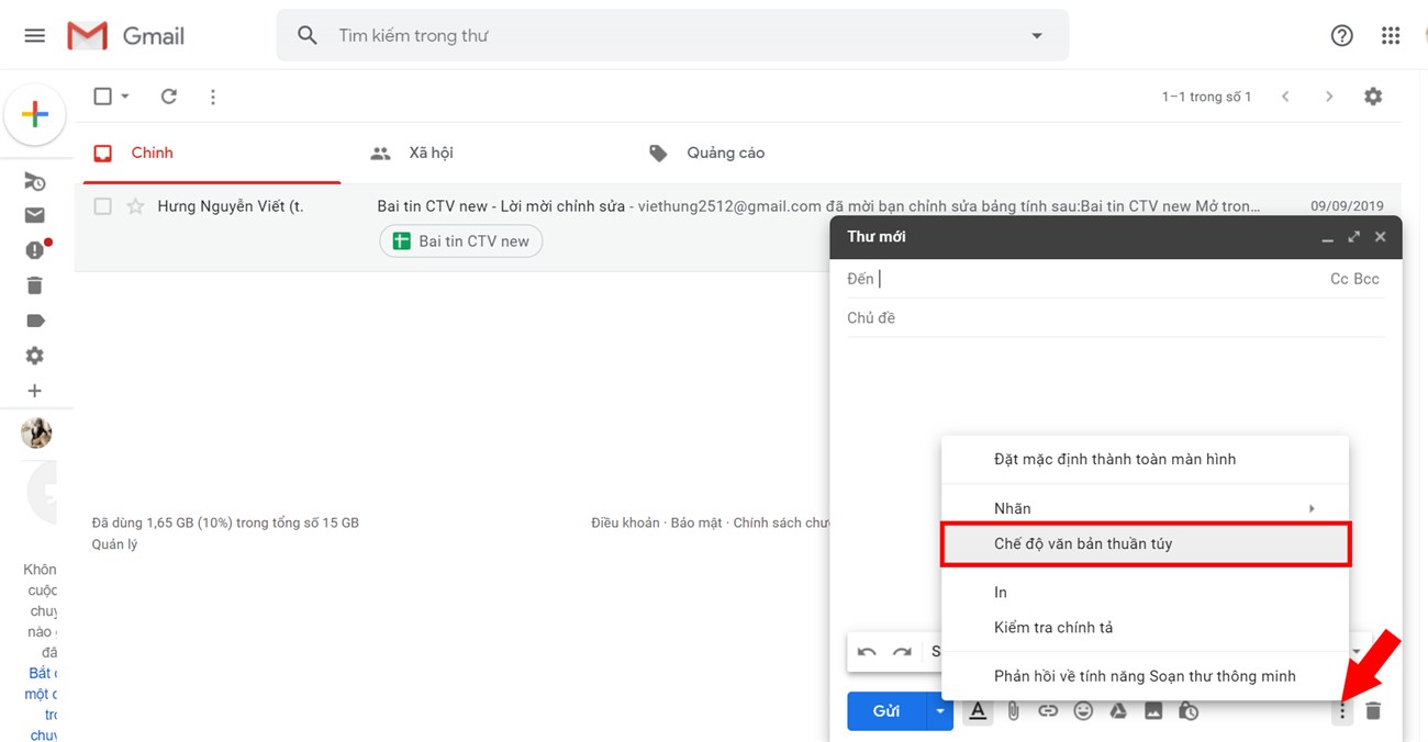 Chế độ văn bản thuần túy