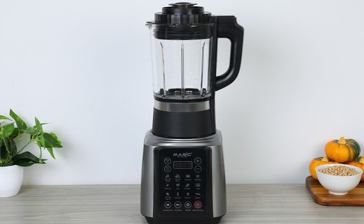 Máy làm sữa hạt đa năng Magic A-96 bạc có chế độ nấu sữa nhanh giúp tiết kiệm thời