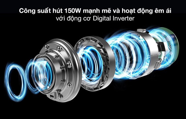 Sản phẩm được trang bị động cơ Digital Inverter giúp tiết kiệm điện