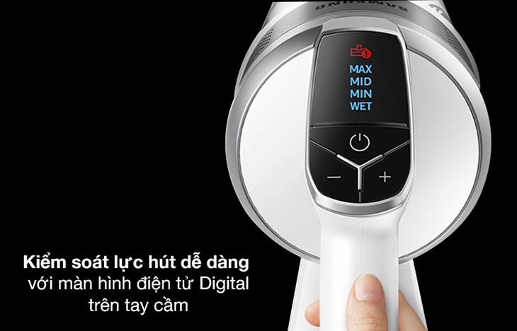 Thiết bị sở hữu màn hình Digital dễ dàng kiểm tra tình trạng của máy
