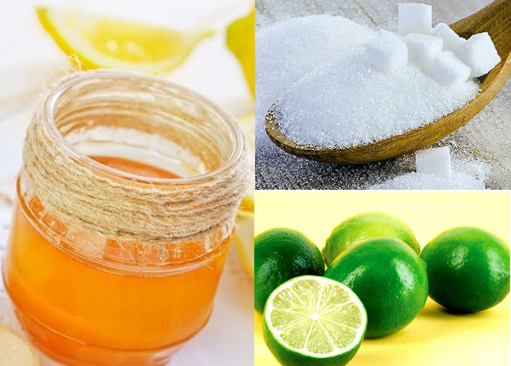 Cách triệt râu mép bằng đường, mật ong và chanh