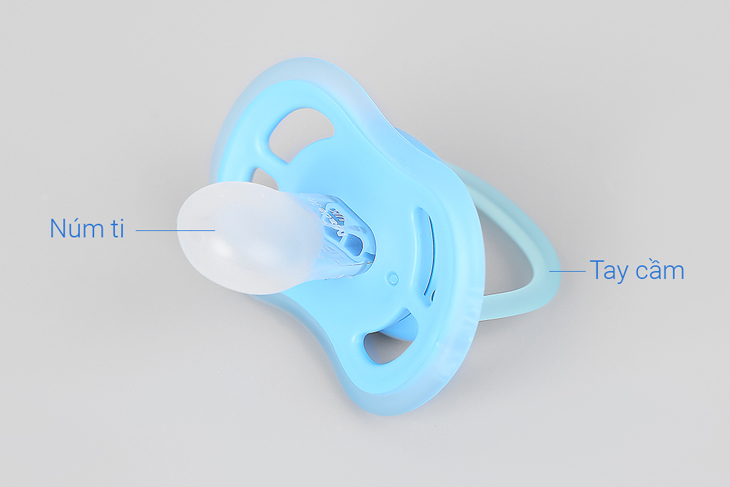 Ti giả silicone Philips Avent SCF542/12 được thiết kế tay cầm bằng nhựa PP, bền bỉ.