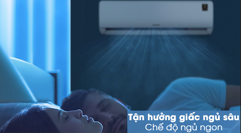 Máy lạnh Samsung Inverter 1 HP AR09TYHQASINSV vận hành êm ái mang đến giấc ngủ sâu
