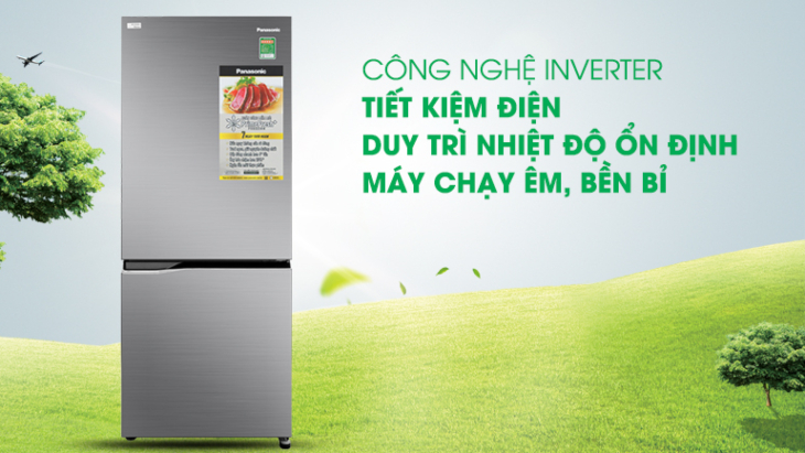Công nghệ Inverter trên tủ lạnh Panasonic Inverter NR-BV280QSVN