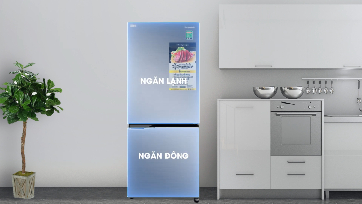 Tủ lạnh Panasonic Inverter NR-BV280QSVN sở hữu kiểu dáng ngăn đá dưới