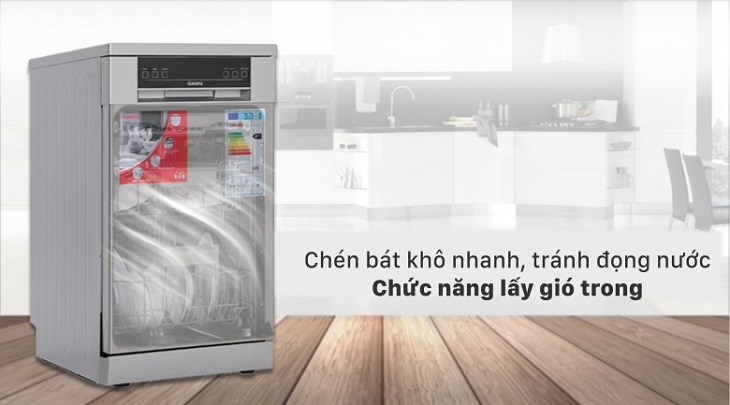 chức năng lấy gió trong máy rửa chén galanz có sấy