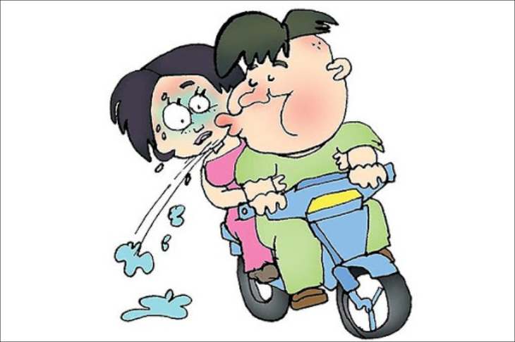 Hạn chế việc khạc nhổ trong quá trình đạp xe