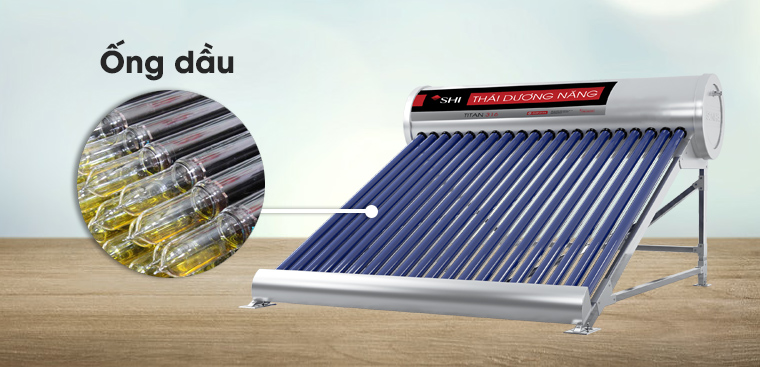 Máy năng lượng mặt trời ống dầu