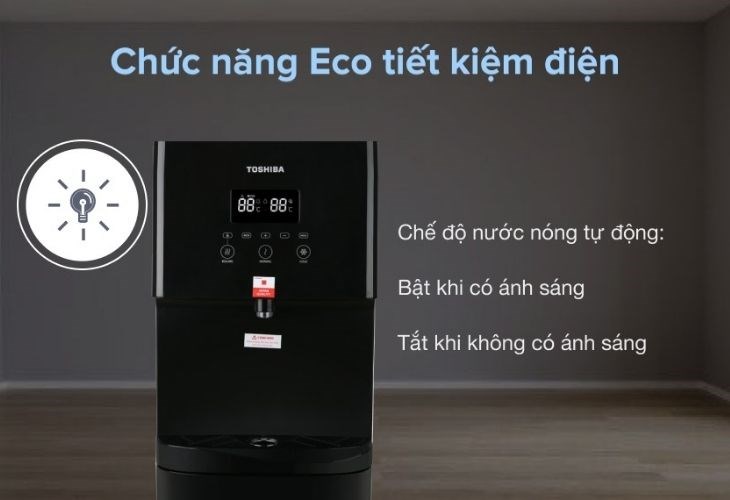 Chế độ ECO của sản phẩm giúp giảm thiểu lượng điện tiêu thụ một cách hiệu quả