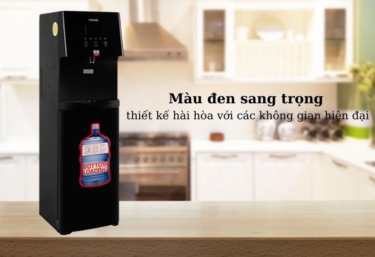 Sản phẩm có thiết kế khối vuông vắn, hài hòa và màu đen sang trọng