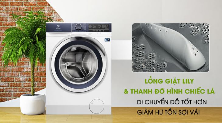 Công nghệ thanh nâng và thùng giặt Lily