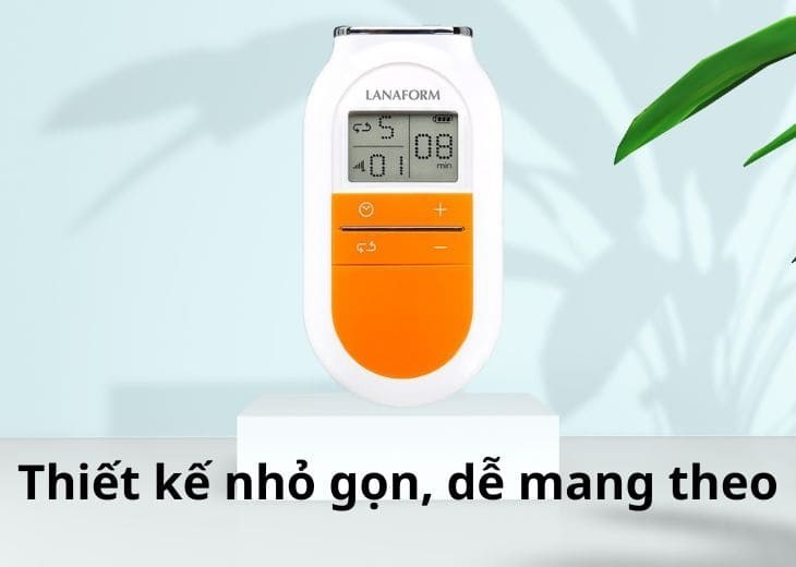 Máy massage toàn thân Lanaform LA100206 có thiết kế nhỏ gọn rất dễ cầm nắm và sử dụng