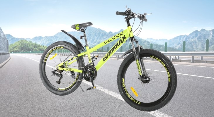 Xe đạp địa hình MTB Gammax 24-QINGYUN-3.0-21S 24 inch sở hữu vẻ ngoài khỏe khoắn cùng gam màu độc đáo