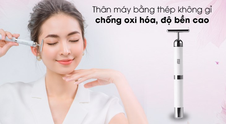 Máy massage mặt cải thiện tuần hoàn máu Lifetrons EM-500 với độ bền cao có thương hiệu uy tín đến từ Thụy Sĩ