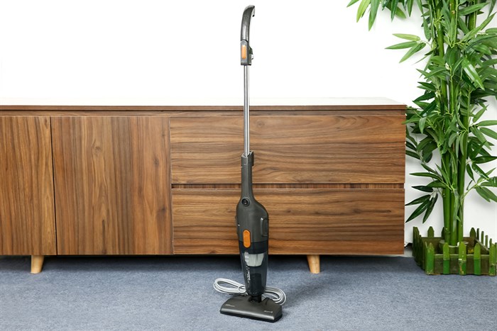 Máy hút bụi cầm tay Deerma DX115C với thiết kế 2 trong 1 có thể tháo rời ống nối tiện lợi