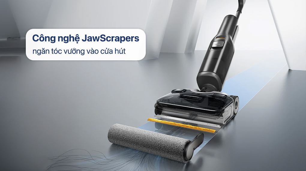 Máy hút bụi cầm tay Roborock F25 có có tác dụng chống rối giúp việc dọn dẹp lông thú cưng trở nên hiệu quả hơn.
