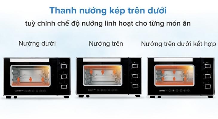 Thanh nướng kép trên và dưới