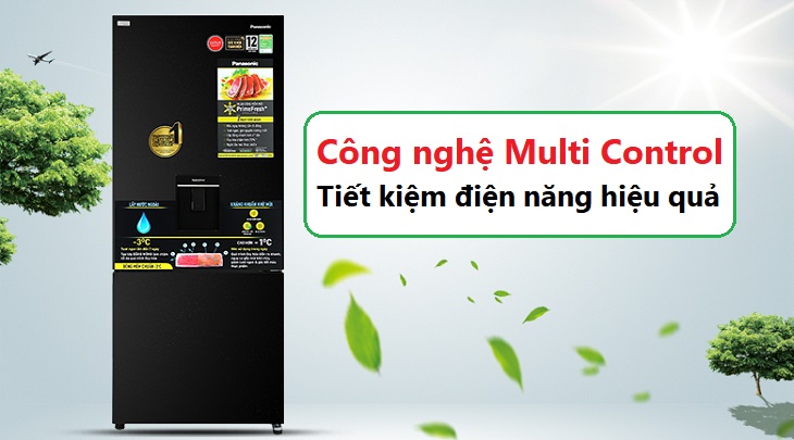 Công nghệ Multi Control trên Tủ lạnh Panasonic Inverter 377 lít NR-BX421GPKV